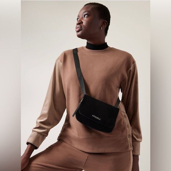 Athleta Handbags - Athleta Revive Velvet Waistbag